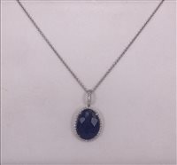 Necklace Zoccai Woman in White Gold Zaffiro 6.50 Ct ZGC0106388SDDI - ZGC0106388SDDI